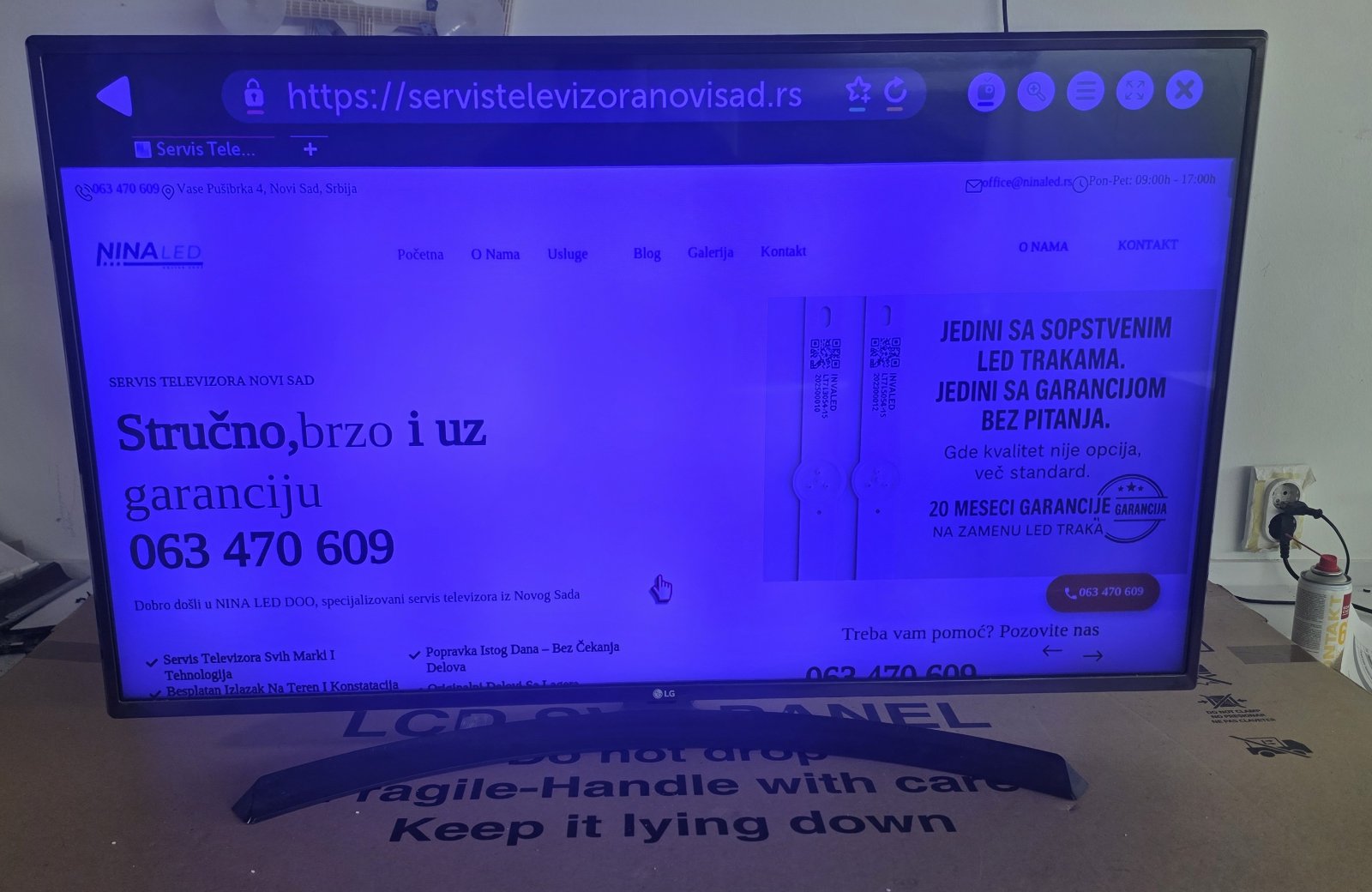 Zašto je slika na televizoru tamna, plava ili ljubičasta? (Rešenje za sve brendove)